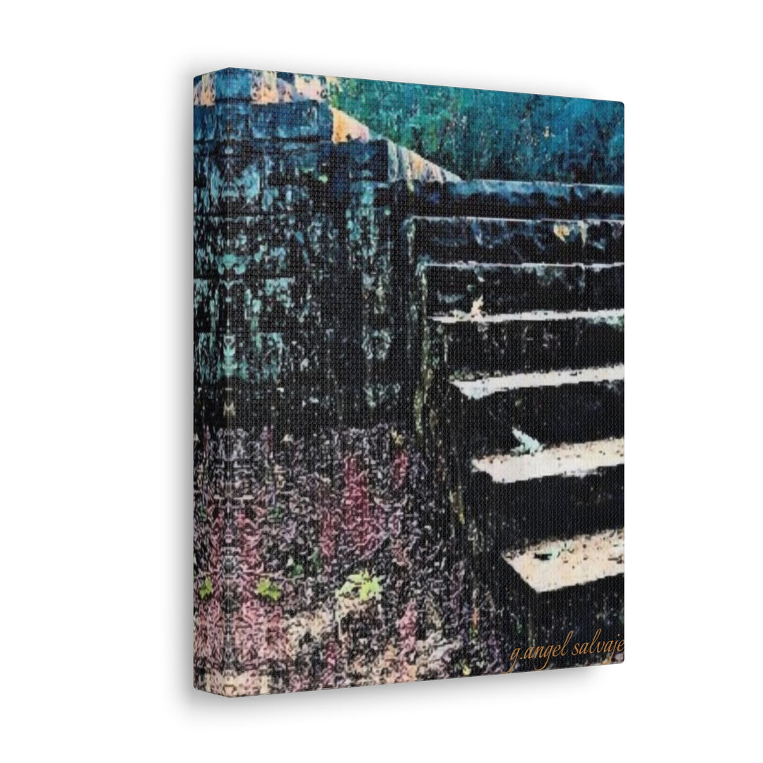 Take the High Road in pastels Canvas Gallery Wraps