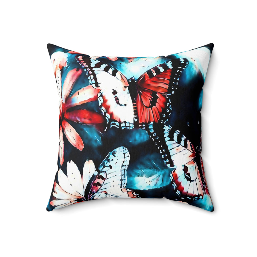 Maybe we are all like Butterflies style 2 Faux Suede Square Pillow