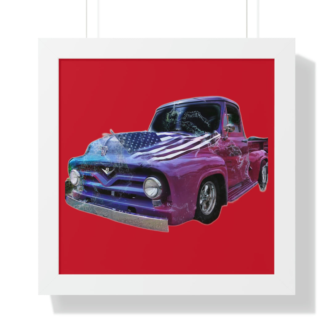 1956 Ford Truck Framed Horizontal Poster