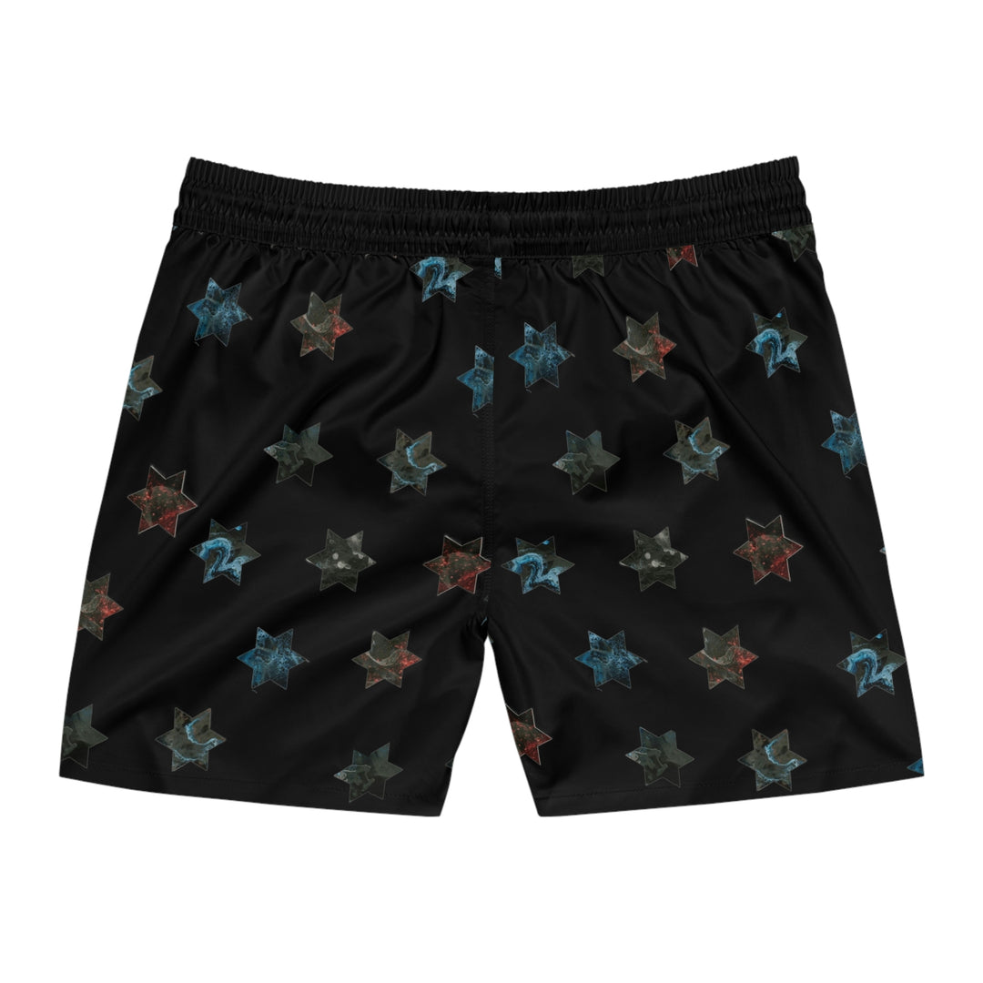 Stars and Galaxies Men's Mid-Length Swim Shorts (AOP)