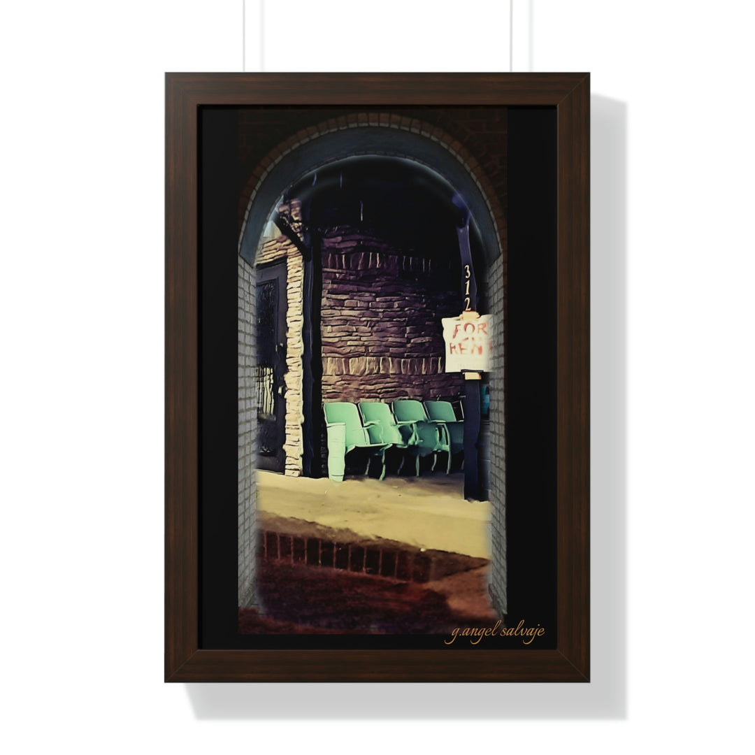 Waystation to Judgement Framed Vertical Poster