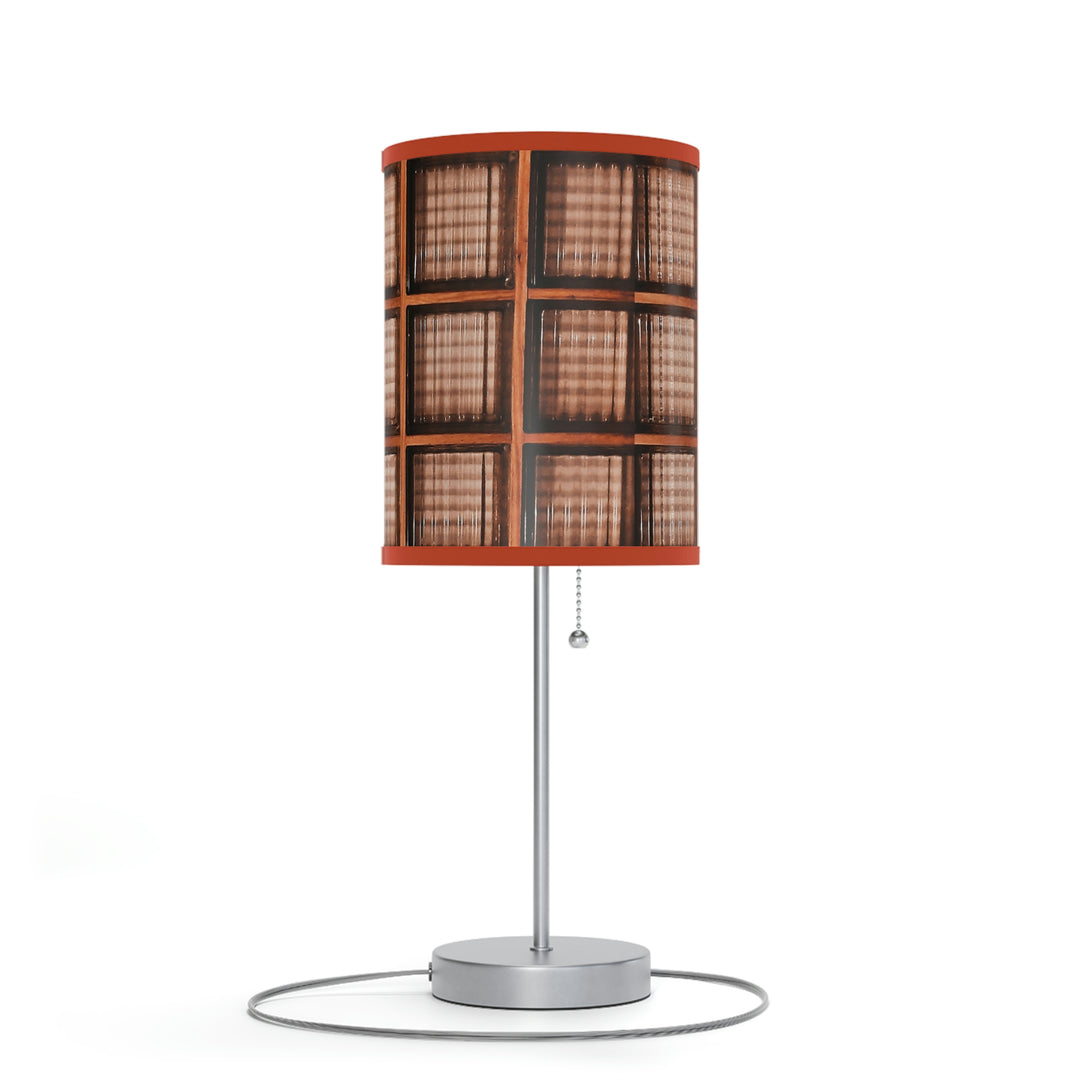 Wood and Glass design Lamp on a Stand, US|CA plug