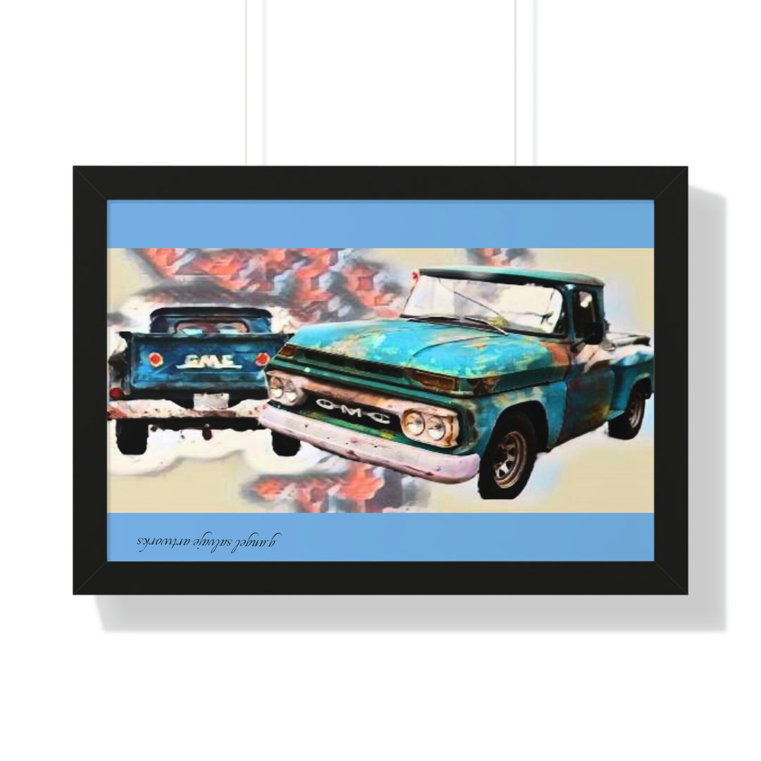 1963 GMC Framed Horizontal Poster