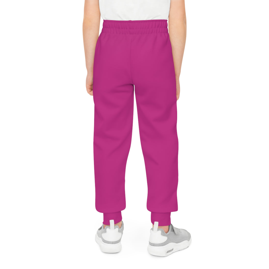 Dark Pink Sassy Pants Youth Joggers (AOP)
