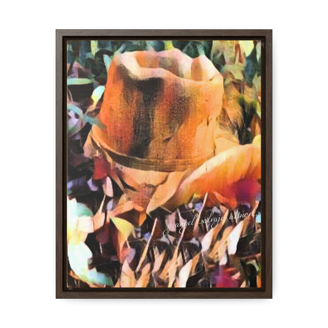 A Man's Hat Gallery Canvas Wraps, Vertical Frame