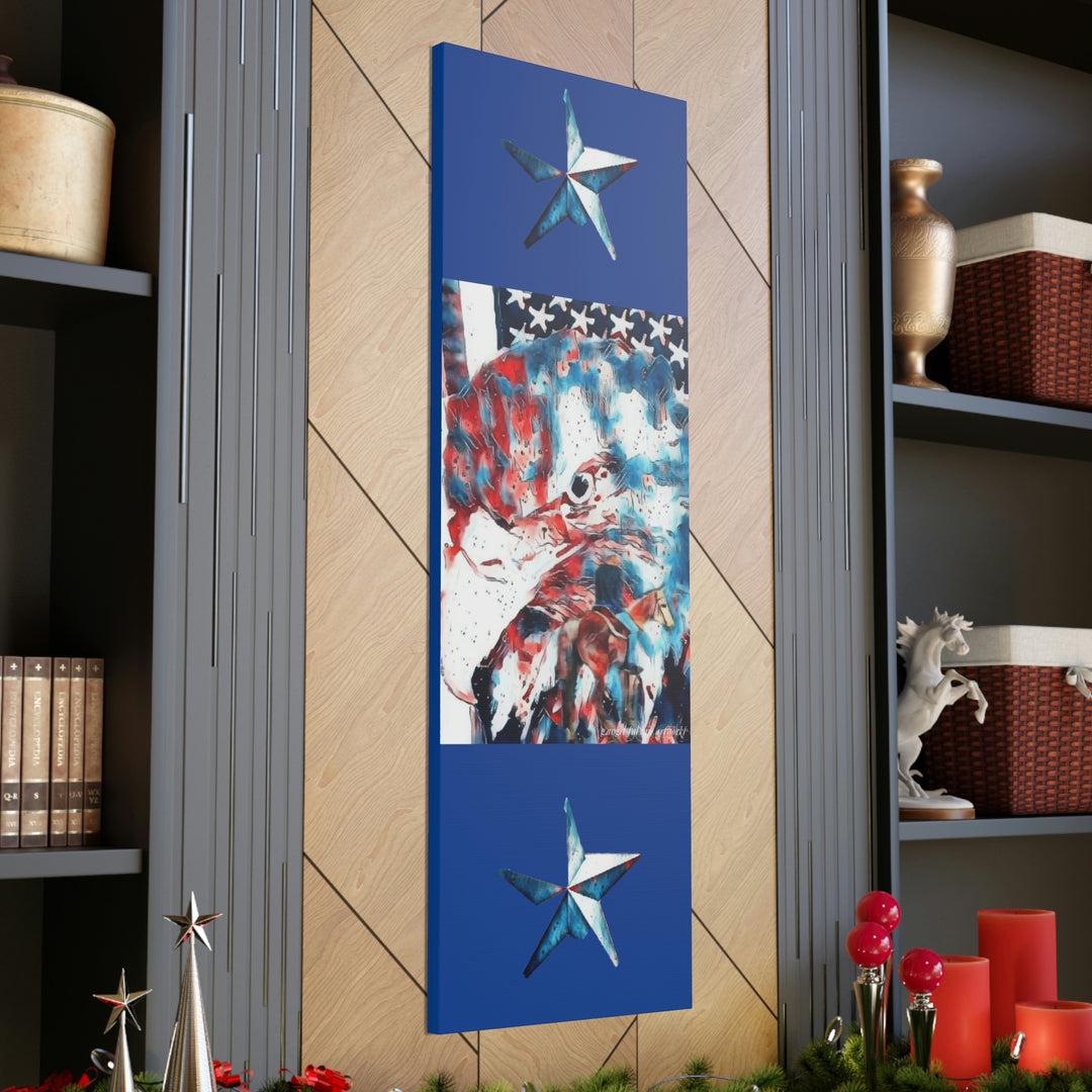 America Strong and Free Canvas Gallery Wraps