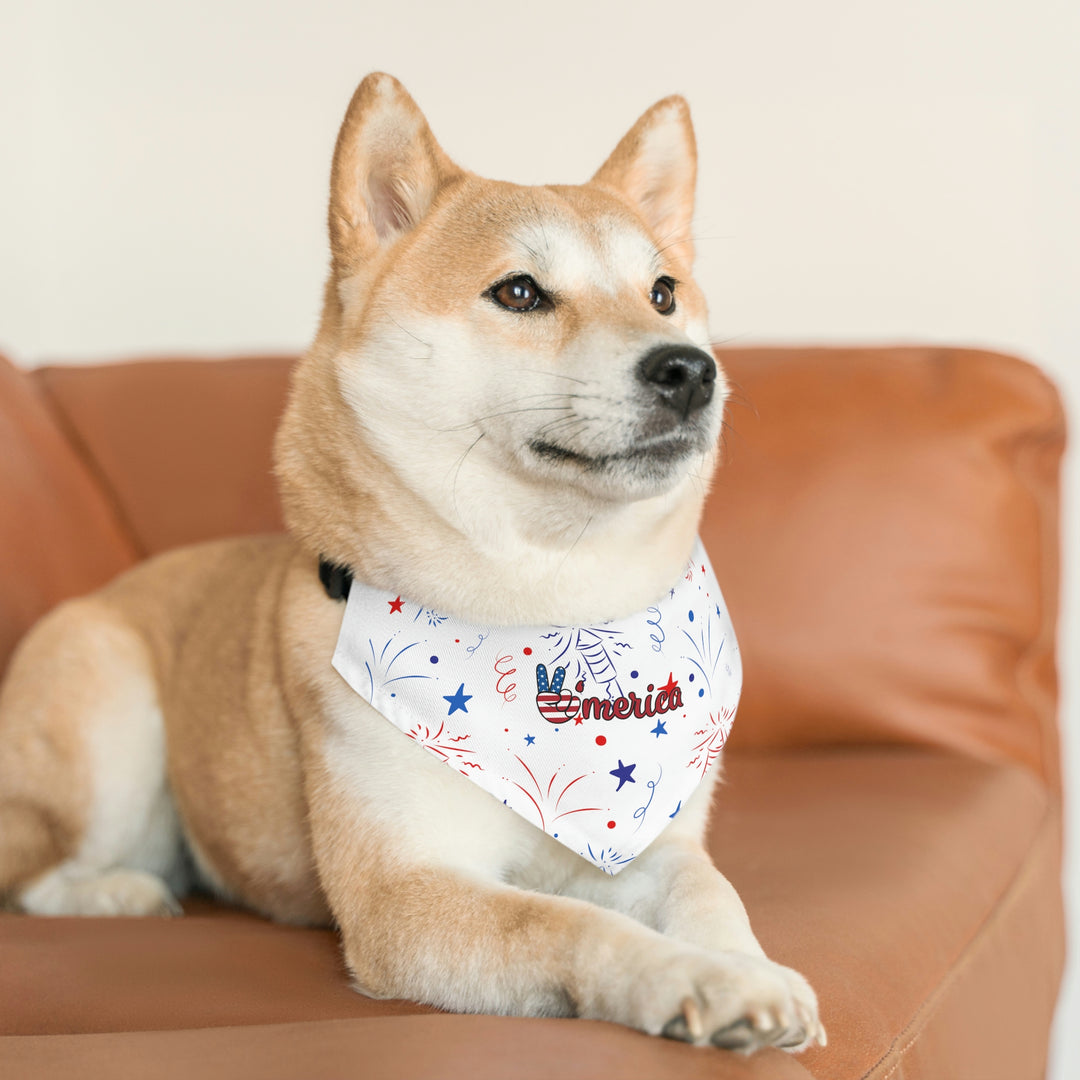America/ Star Pet Bandana Collar