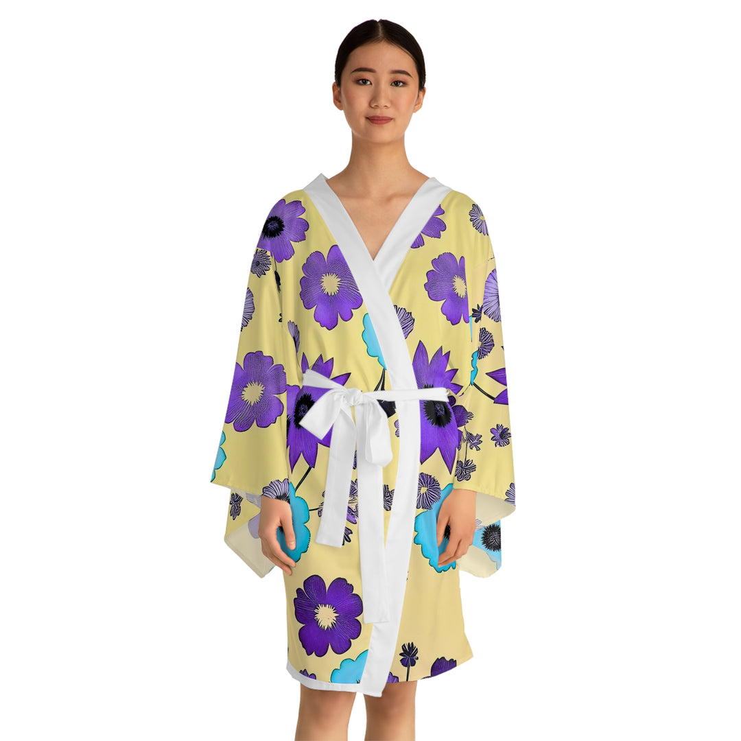 Long Sleeve Kimono Robe (AOP)