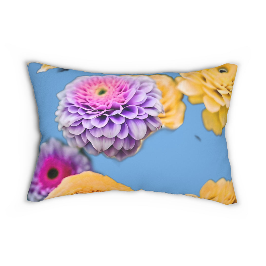 Flower power style 3 Spun Polyester Lumbar Pillow