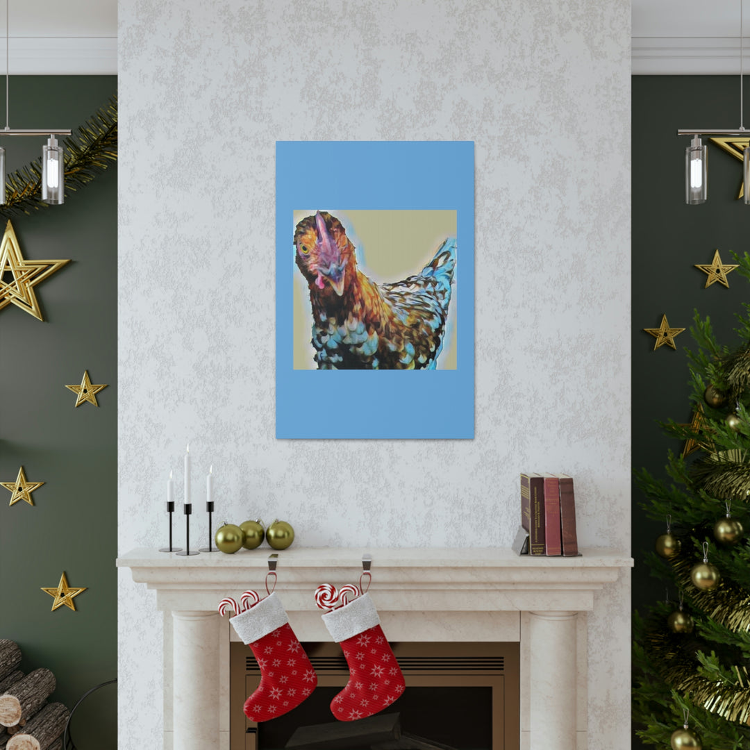 Spot the Hen on Canvas Gallery Wraps