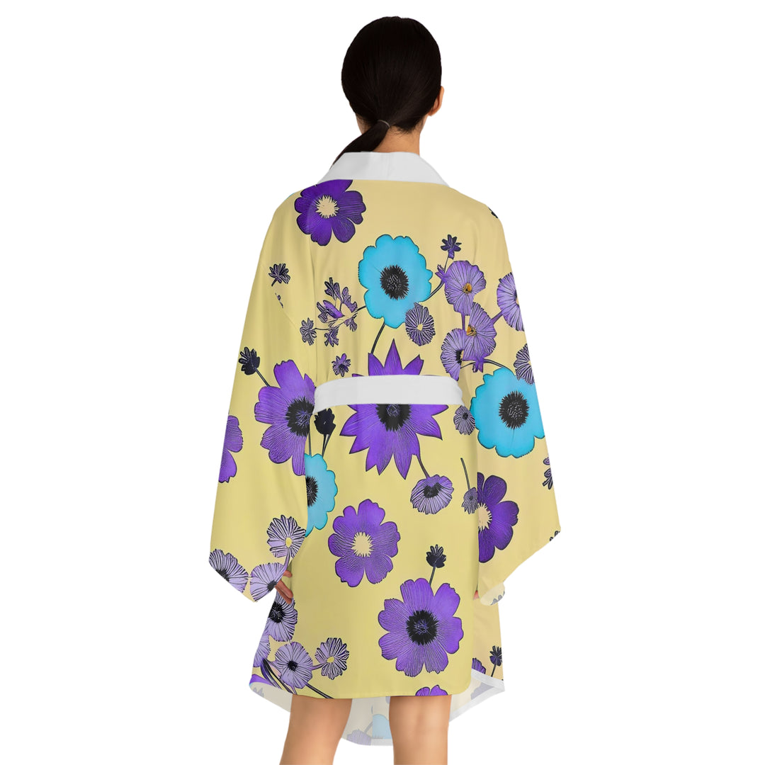 Long Sleeve Kimono Robe (AOP)