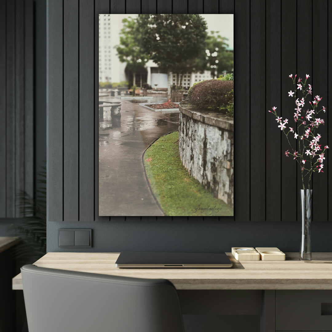 Bob Love Courtyard, Scheffield, AL Acrylic Prints