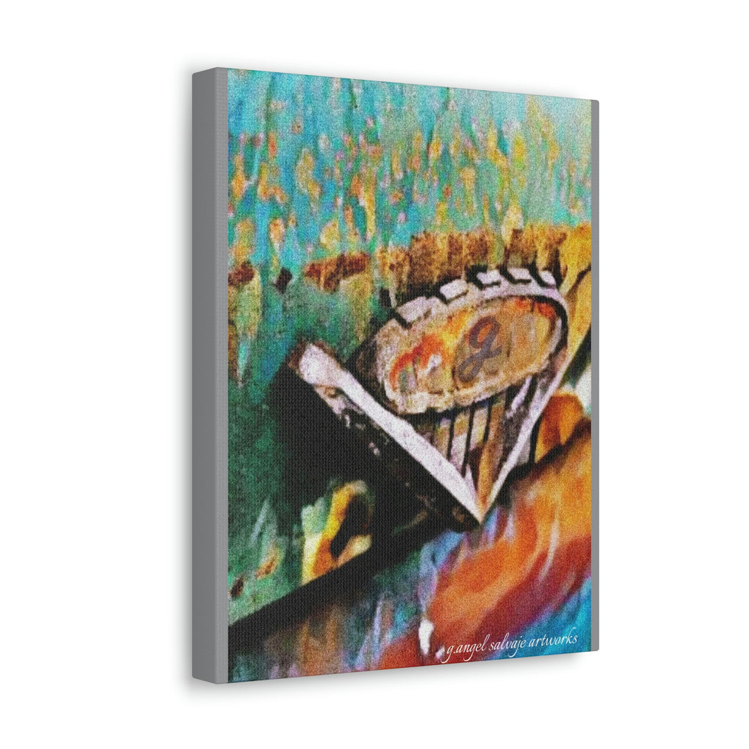 g's '63 V6 emblem on Canvas Gallery Wraps