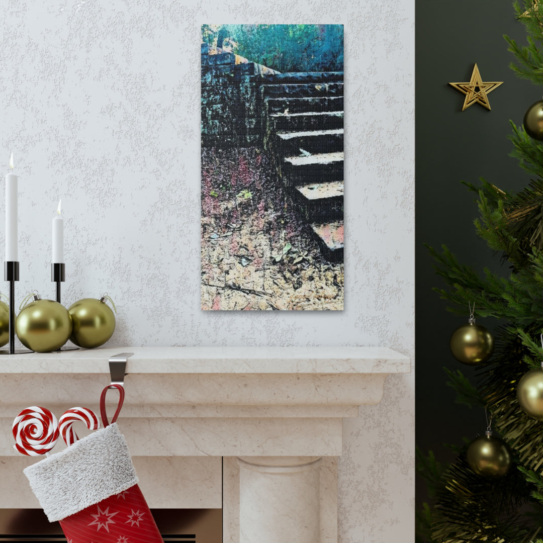 Take the High Road in pastels Canvas Gallery Wraps