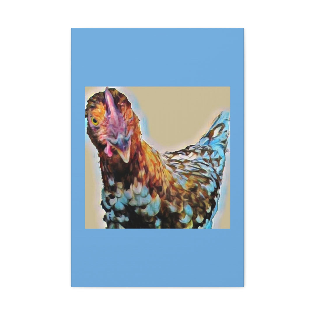 Spot the Hen on Canvas Gallery Wraps