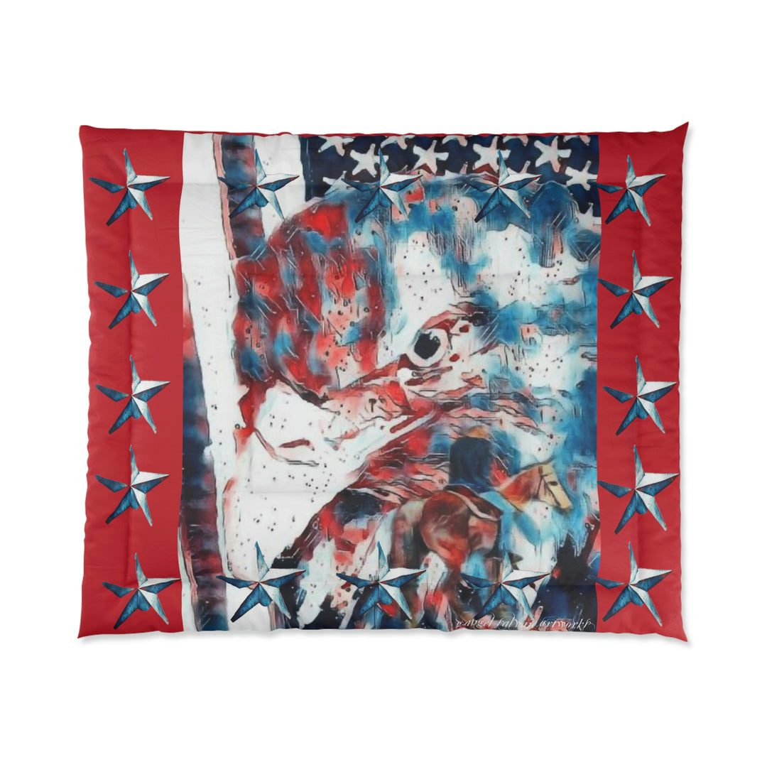 America Land of the Free Comforter