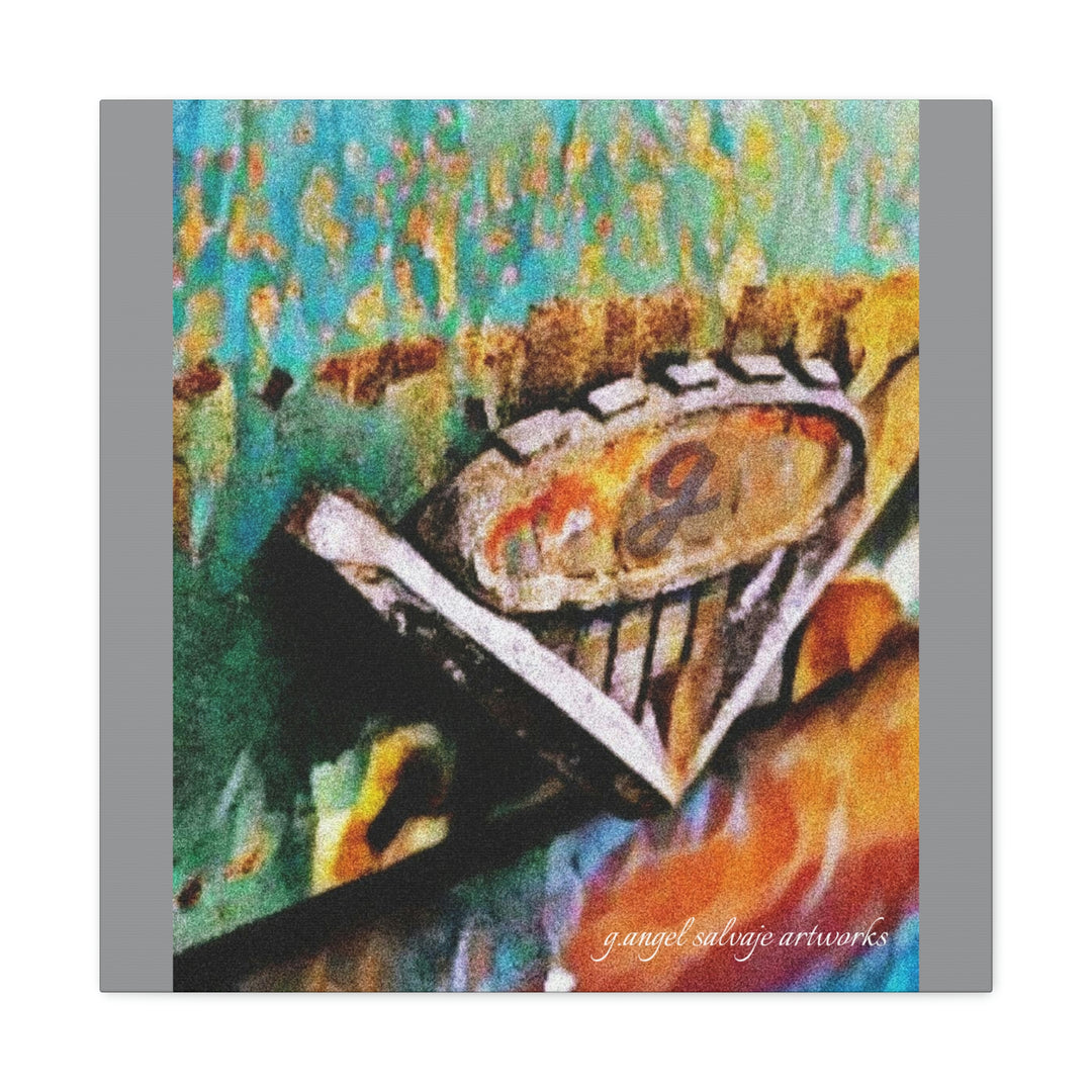 g's '63 V6 emblem on Canvas Gallery Wraps
