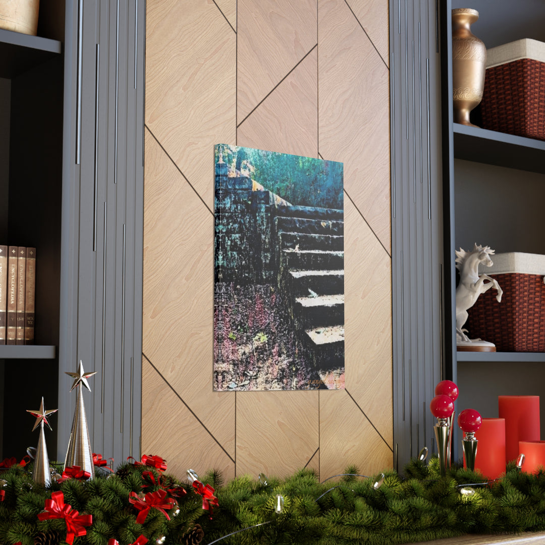 Take the High Road in pastels Canvas Gallery Wraps