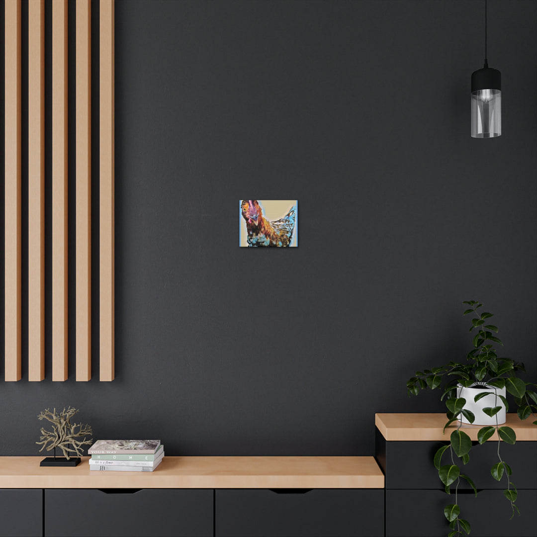 Spot the Hen on Canvas Gallery Wraps