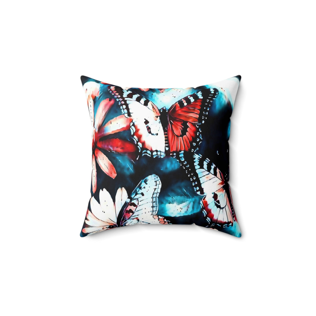 Maybe we are all like Butterflies style 2 Faux Suede Square Pillow