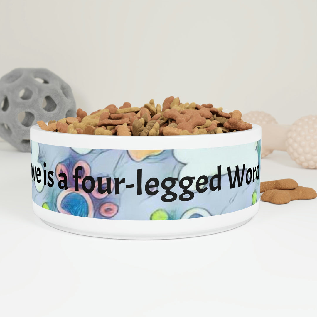 Four-legged Word Pet Bowl