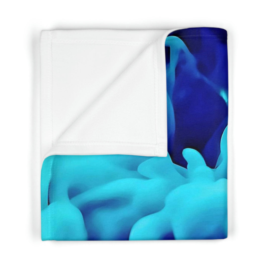Blue Clouds Soft Fleece Baby Blanket