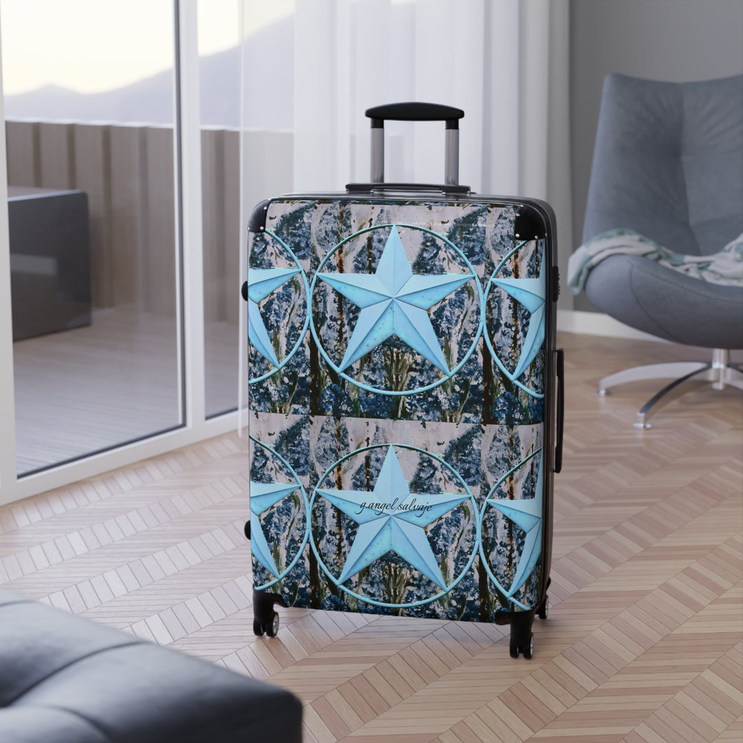 Stars and Bluebonnet Suitcase