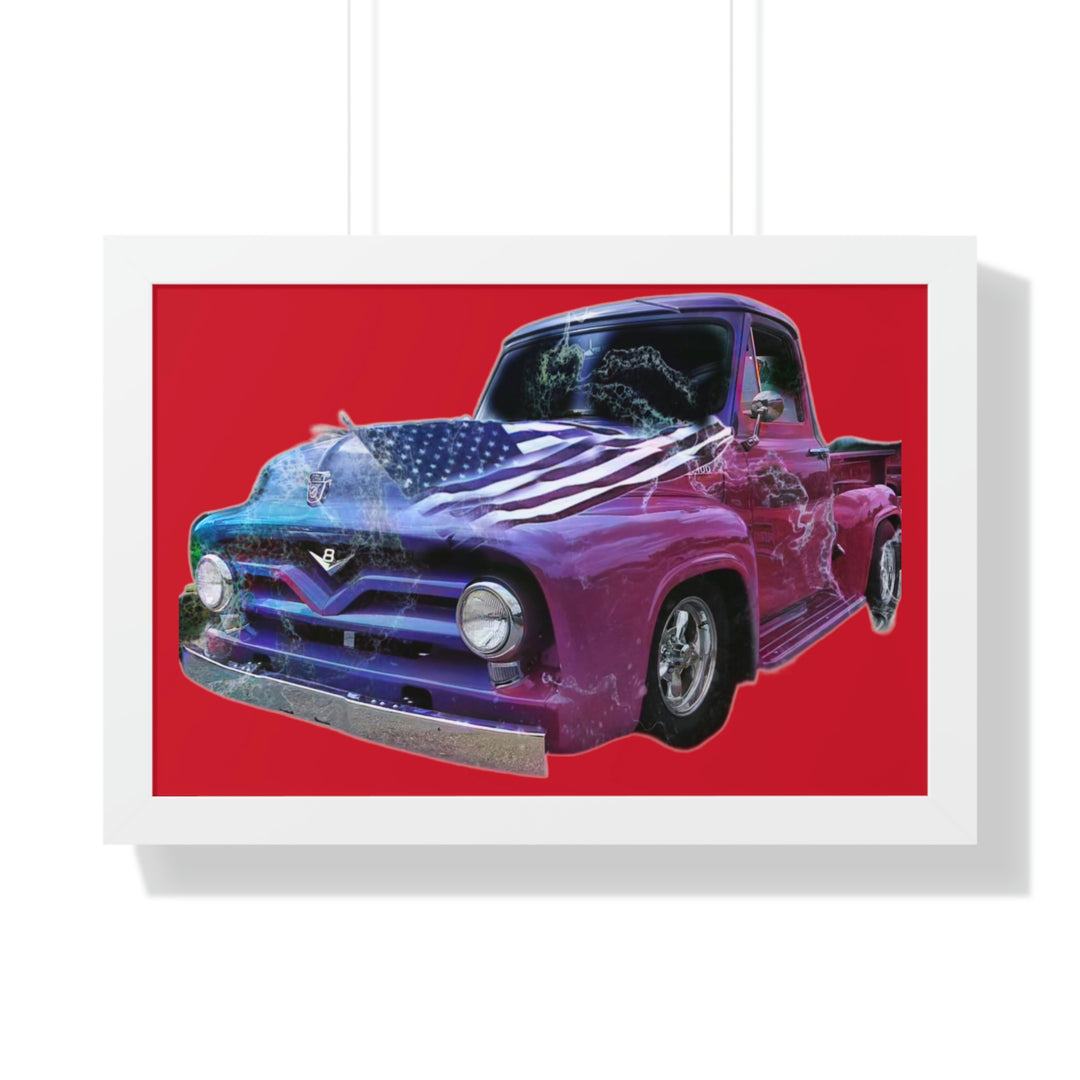 1956 Ford Truck Framed Horizontal Poster