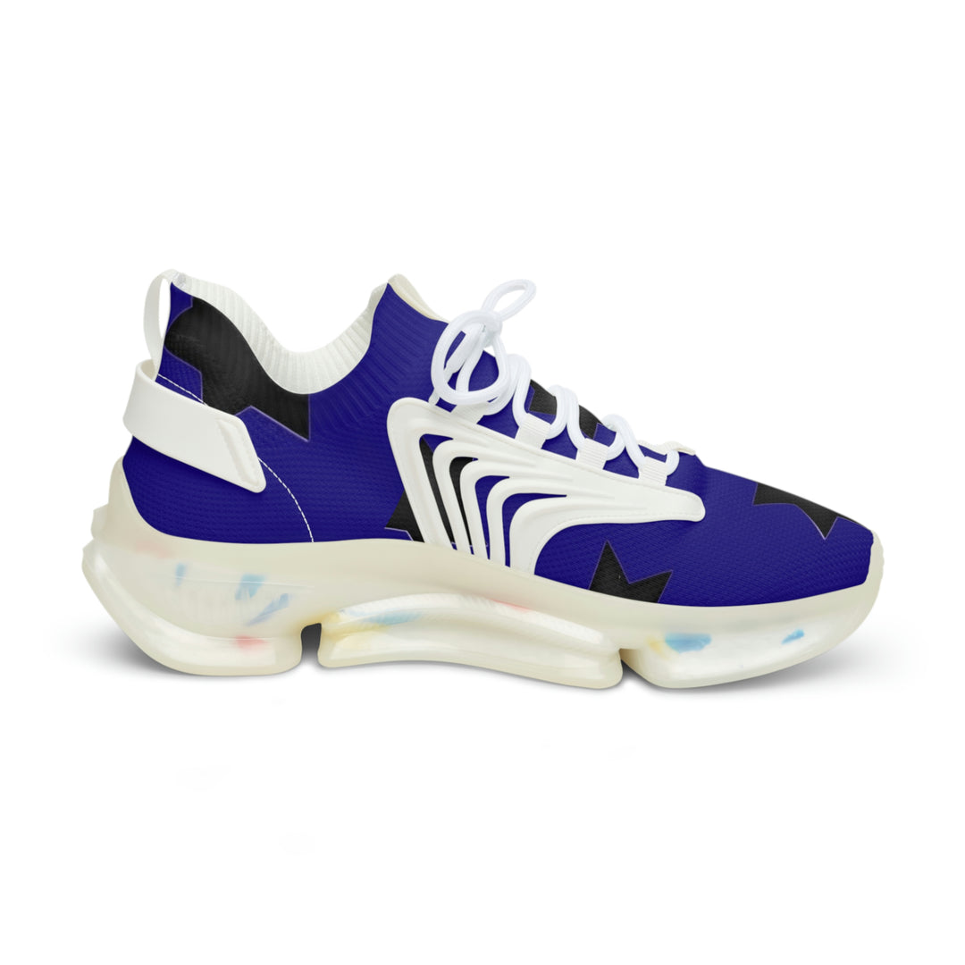 Gatlin'sBlue w/black stars Mesh Sneakers