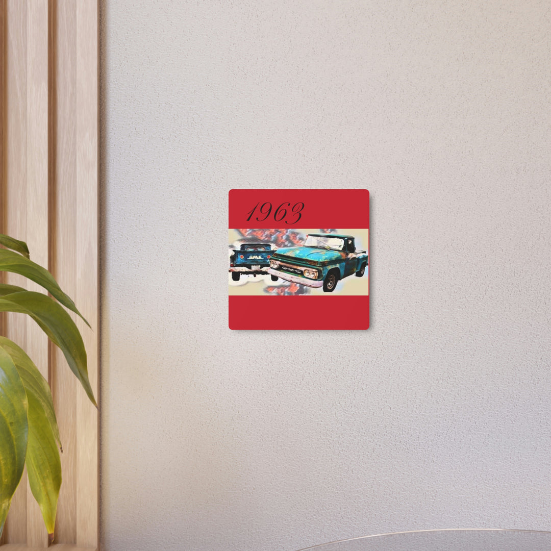 1963 gmc v6 Metal Art Sign