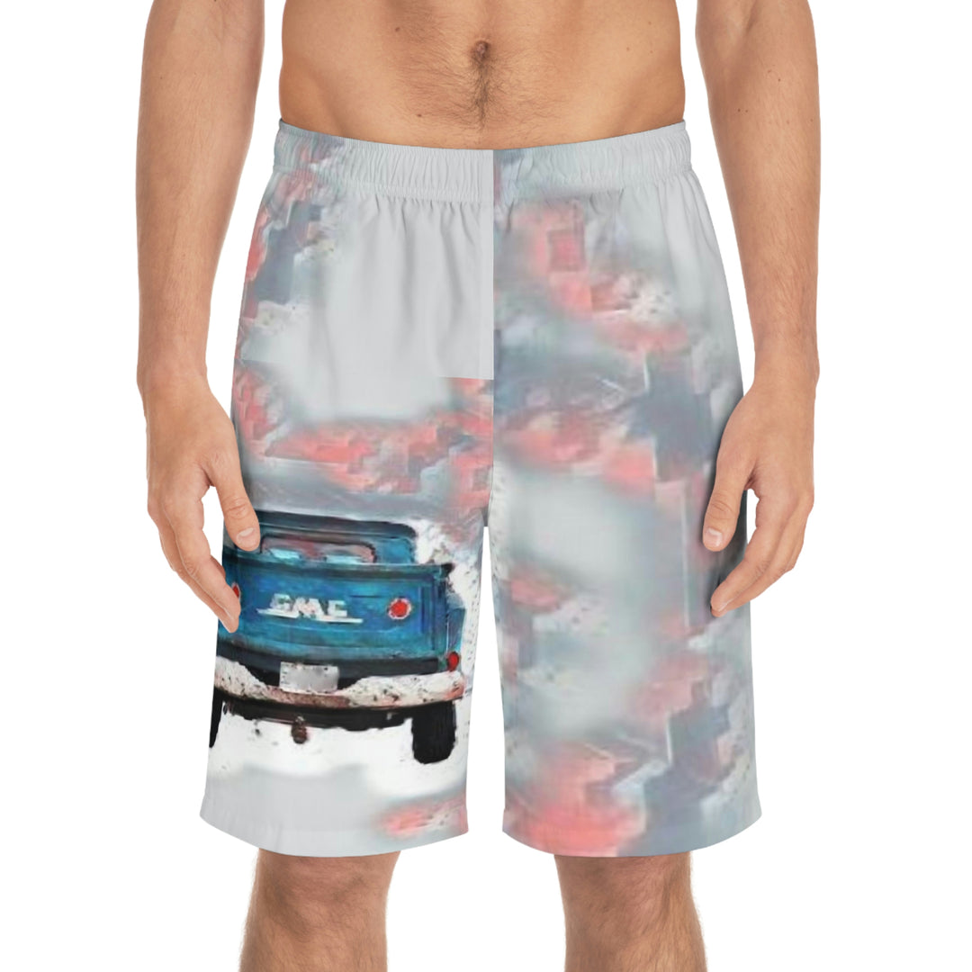 Fat bottom '63 gmc Men's Board Shorts (AOP)