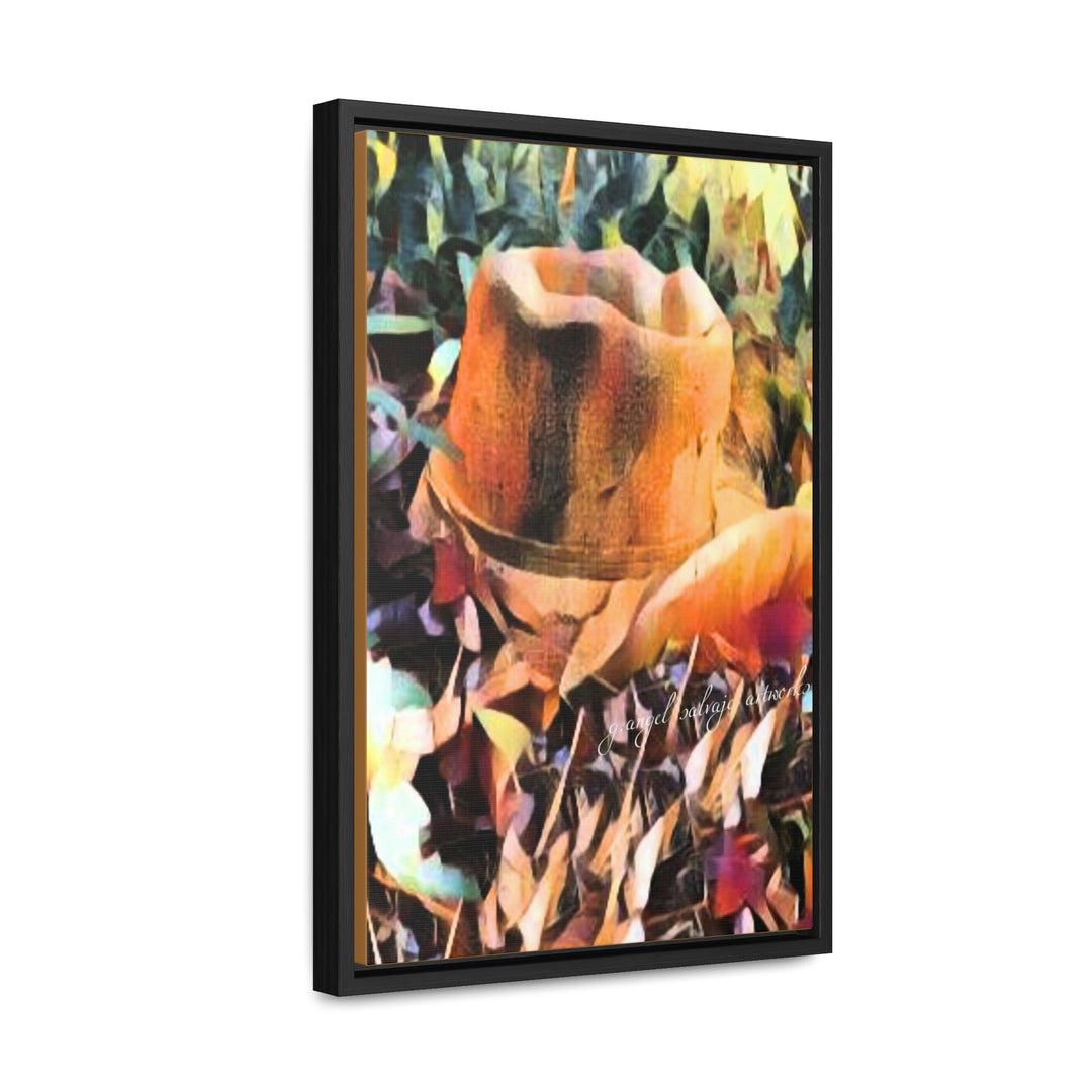A Man's Hat Gallery Canvas Wraps, Vertical Frame