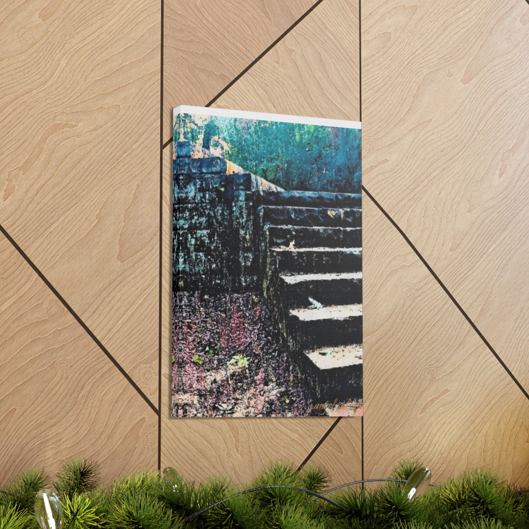 Take the High Road in pastels Canvas Gallery Wraps