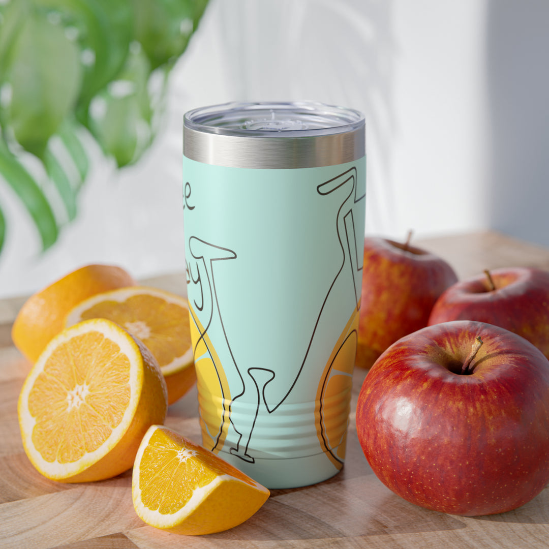 Lemon Keep Movin' Ringneck Tumbler, 20oz