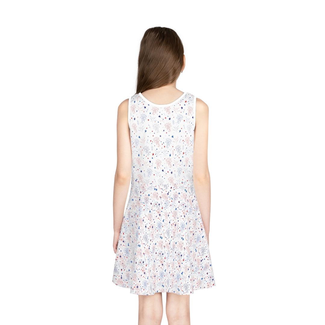 Hello Cupcake Girls' Sleeveless Sundress (AOP)
