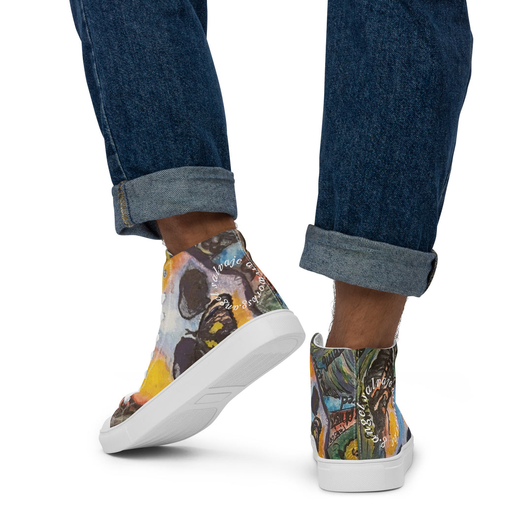 Metamorphosis men’s high top canvas shoes