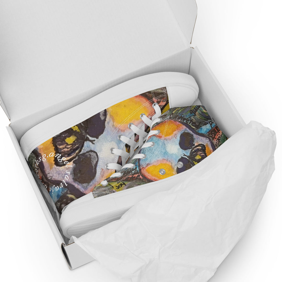 Metamorphosis men’s high top canvas shoes