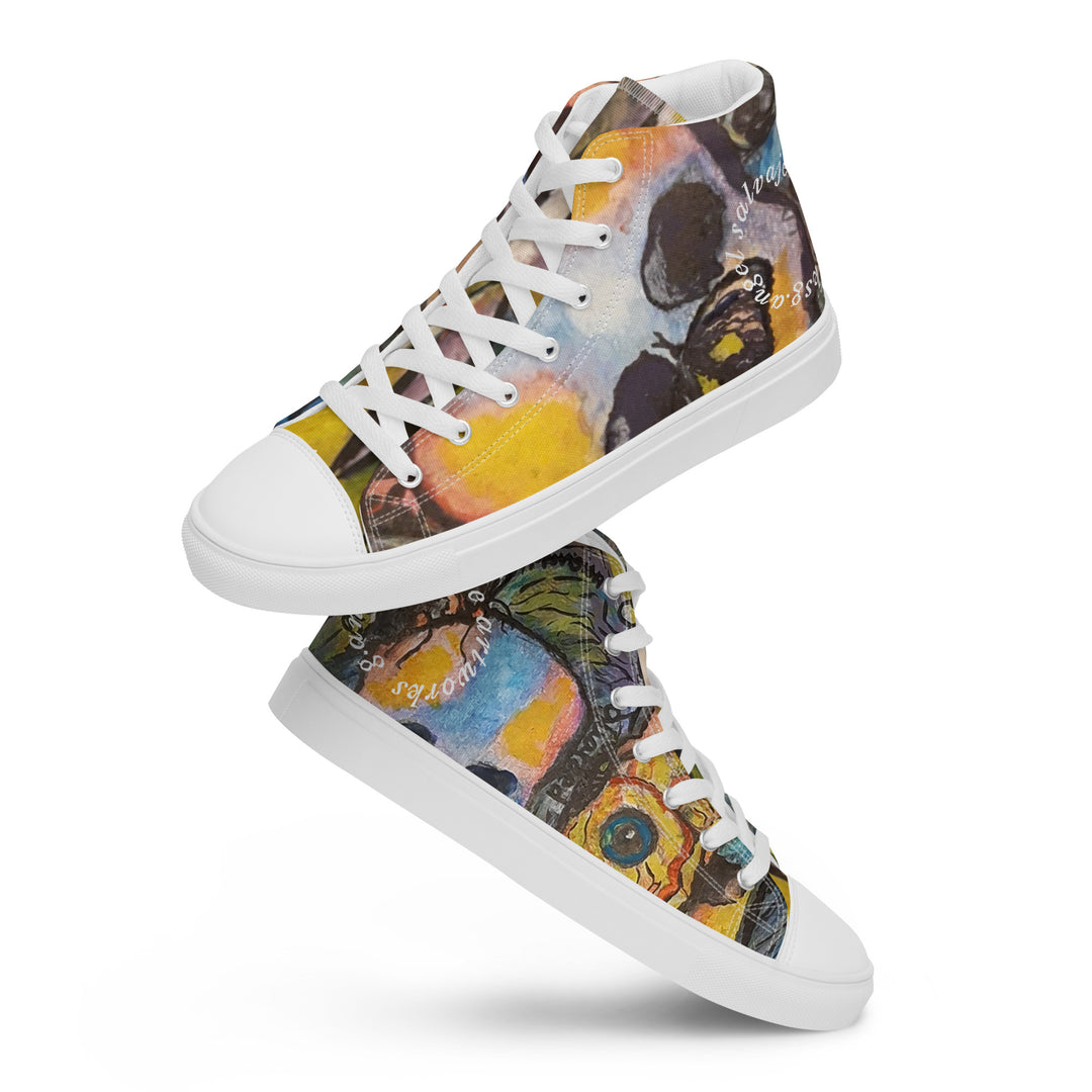 Metamorphosis men’s high top canvas shoes