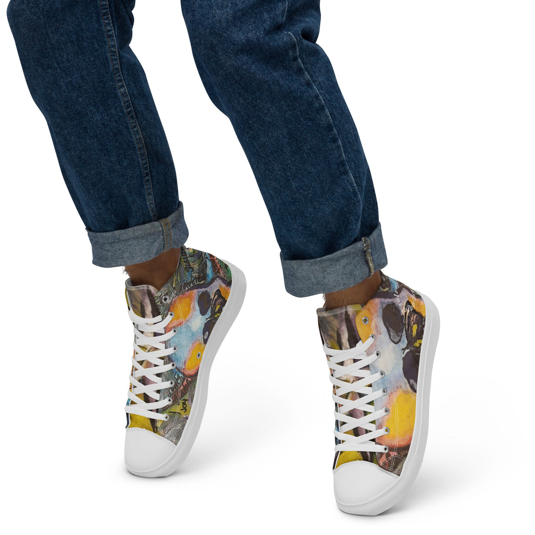 Metamorphosis men’s high top canvas shoes